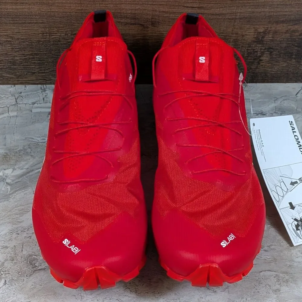 Salomon S/Lab Pulsar 3 Men's 10 Fiery Red Black Trail Running Shoes L47386700